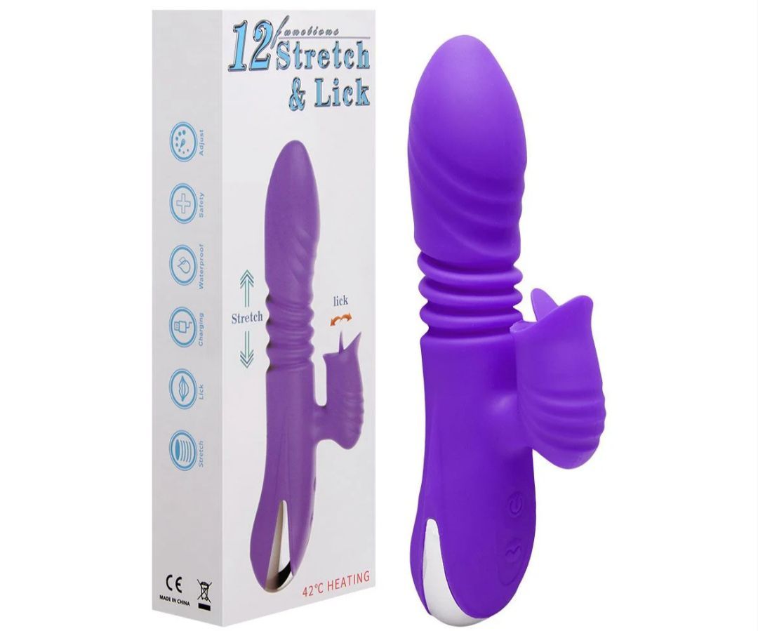 Vibrador Stretch e Lick vai e vem